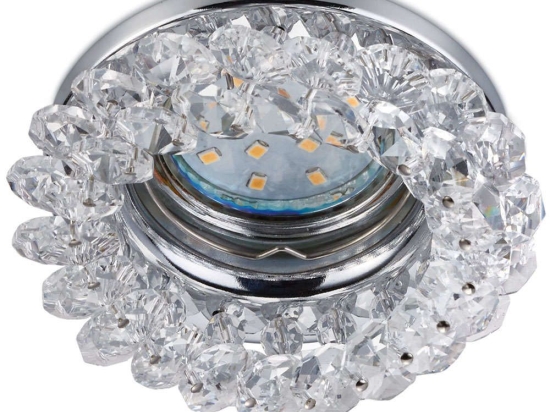 Σποτ Χωνευτό Dolomite 651700152 Φ9x9cm 1xGU10 10W Clear-Chrome Trio Lighting Στρόγγυλο