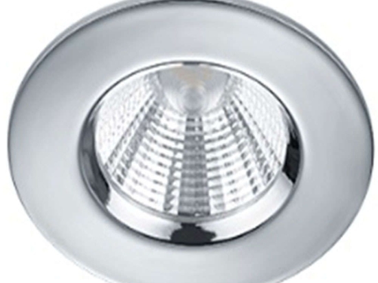 Σποτ Χωνευτό Zenia 680710106 Φ8x5cm Dim Led 345Lm 5,5W 3000K Chrome Trio Lighting Στρόγγυλο