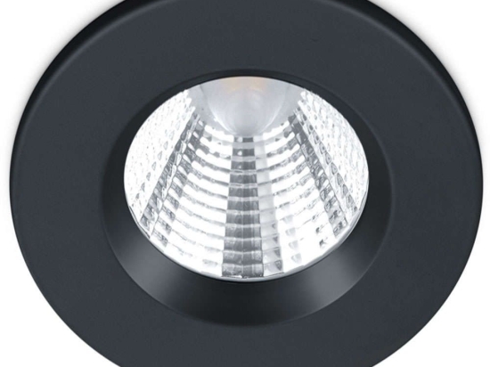 Σποτ Χωνευτό Zenia 680710132 Φ8x5cm Dim Led 345Lm 5,5W 3000K Black Trio Lighting Στρόγγυλο