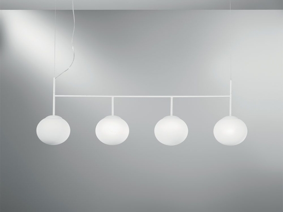 Φωτιστικό Οροφής - Ράγα I-Baly-S4 E27 150x125x20cm White Luce Ambiente Design