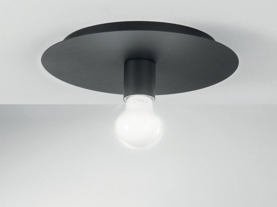 Φωτιστικό Οροφής - Πλαφονιέρα I-Strike-PL1-NER E27 86x25cm Black Luce Ambiente Design