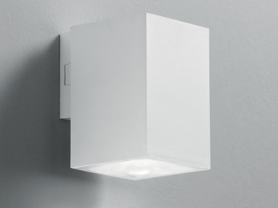Φωτιστικό Τοίχου - Απλίκα LED-W-Polo-Q1-BCO LED 800lm 3000K/4000K 11,6x7,8x9,9cm White Intec