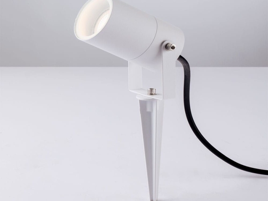 Φωτιστικό Δαπέδου I-Akron-BCO Με Ακίδα GU10 6x10x6cm White Intec