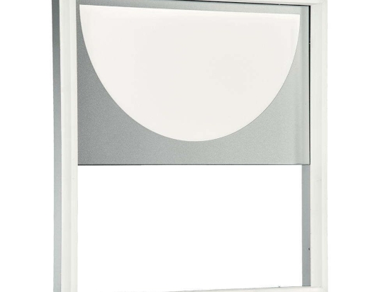 Φωτιστικό Οροφής - Πλαφονιέρα Art PL.ART/MD-SILVER 40x9x40cm 32W Led Silver Ondaluce