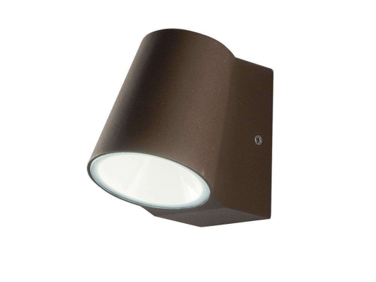 Φωτιστικό Τοίχου - Απλίκα Owen AP.OWEN/MARRONE 8x12x11,5cm 6W Led 4000K Brown Ondaluce