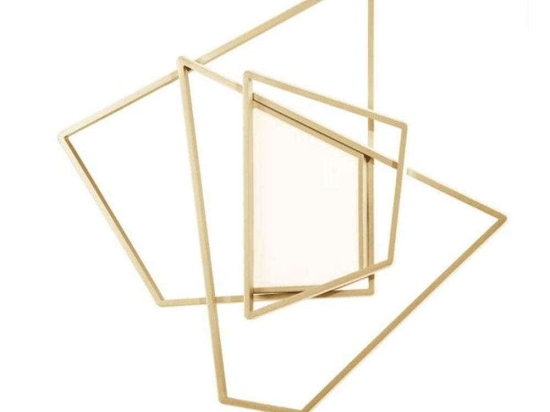 Φωτιστικό Τοίχου Galaxy PL.GALAXY/MD-ORO 60x8x65cm 67W Led Dimmable 3000K Gold Ondaluce