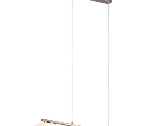 Φωτιστικό Οροφής - Ράγα Merton 343610307 102x11x80/150cm 3xSMD-LED 9W 3000K Nickel Matte Trio Lighting