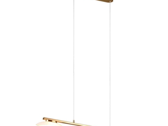 Φωτιστικό Οροφής - Ράγα Merton 343610308 102x11x80/150cm 3xSMD-LED 9W 3000K Brass Matte Trio Lighting