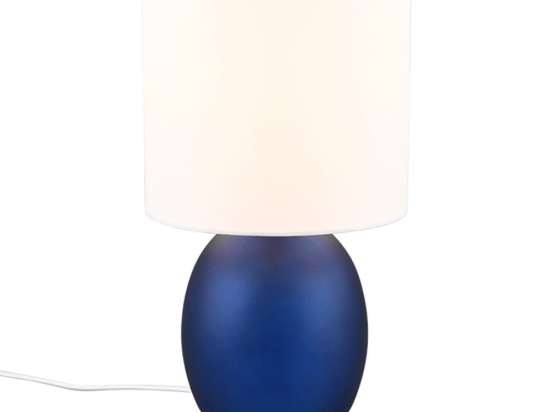 Φωτιστικό Επιτραπέζιο Vela 517900112 18x29cm 1xE14 10W Blue-White Trio Lighting