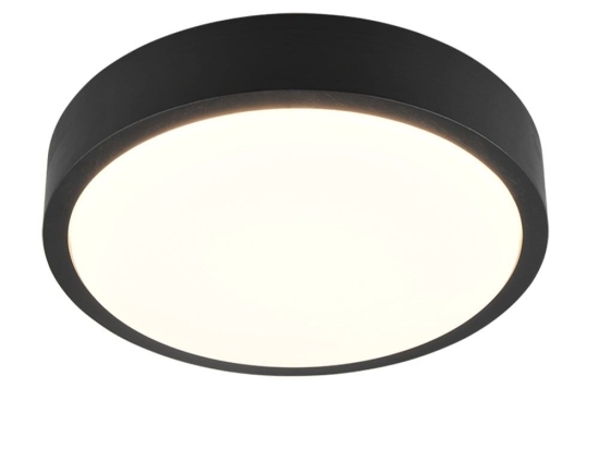 Φωτιστικό Οροφής - Πλαφονιέρα Iseo 647410102 1xSMD 24W 2500lm 3000K Black Trio Lighting