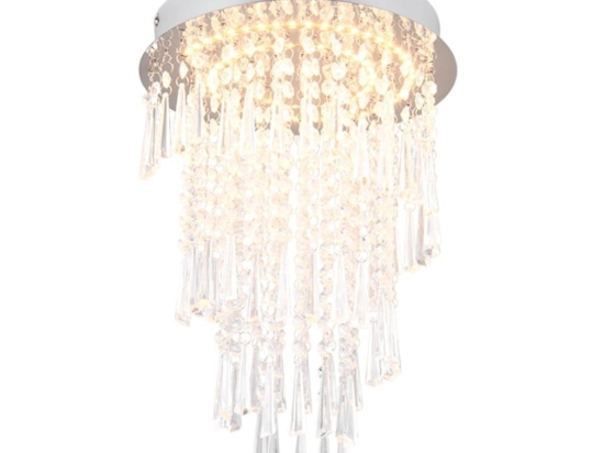 Φωτιστικό Οροφής - Πλαφονιέρα Pomp R67341106 30x40cm 1xSMD 18W 2400lm Chrome-Clear RL Lighting