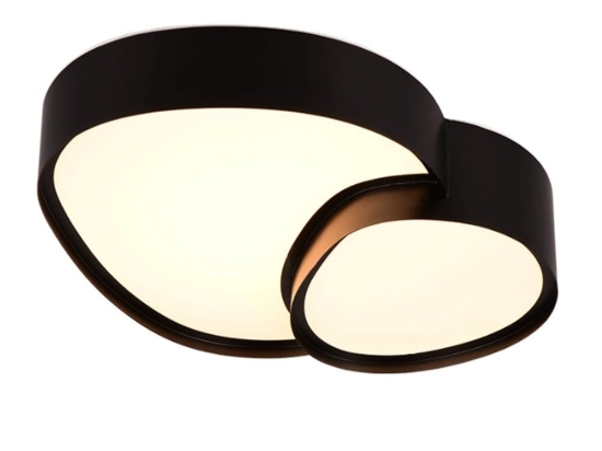 Φωτιστικό Οροφής - Πλαφονιέρα Rise 647510232 43x36x11cm 1x SMD, 21W 2400lm IP20 Black Trio Lighting