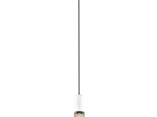 Φωτιστικό Οροφής Tosh 304300134 10x150cm 1xE27 40W White-Black Trio Lighting