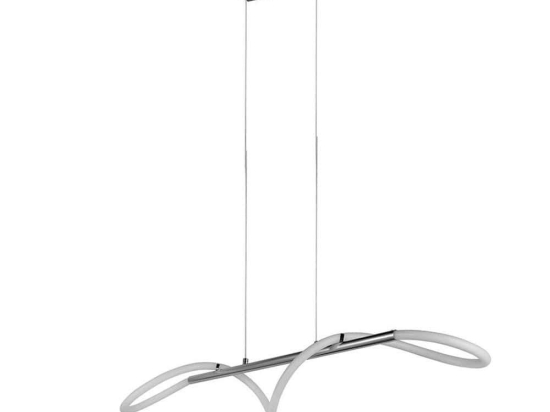 Φωτιστικό Οροφής - Ράγα Argos R32361106 SMD 3500lm 4000K 105x150x34cm Chrome-White RL Lighting