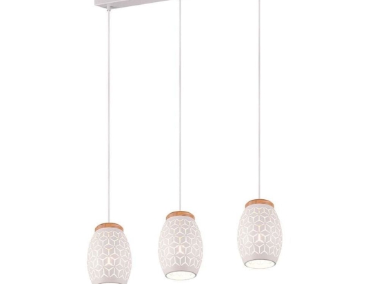 Φωτιστικό Οροφής - Ράγα Bidar R31573031 3xE27 71x150cm White RL Lighting
