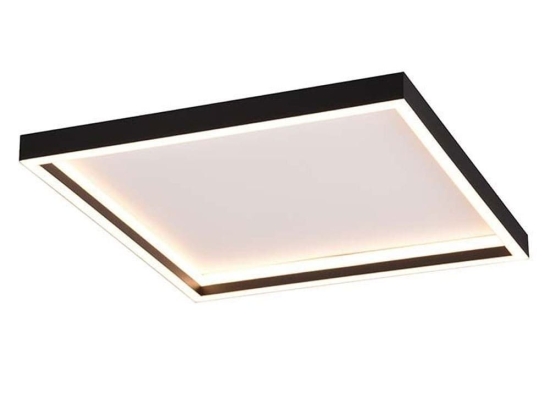 Φωτιστικό Οροφής - Πλαφονιέρα Rotonda R64502932 SMD 2600lm 3000K 5x35cm Black RL Lighting