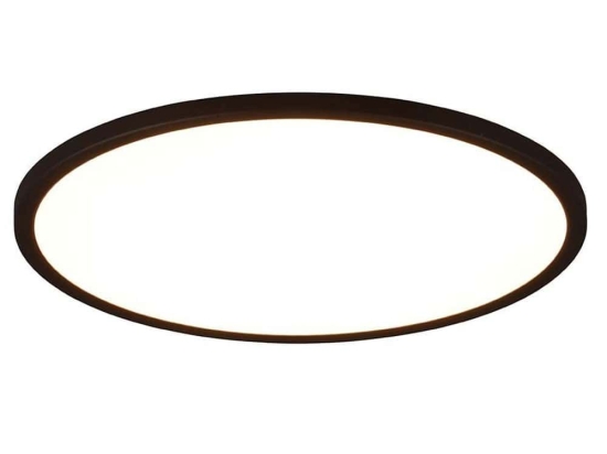 Φωτιστικό Οροφής - Πλαφονιέρα Aureo R64371932 SMD 3600lm 3000 - 6500K 2x40cm Black RL Lighting