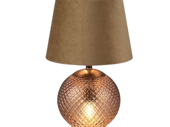 Επιτραπέζιο Φωτιστικό Jonna R51242013 2xE14 29x18cm Amber-Brown RL Lighting