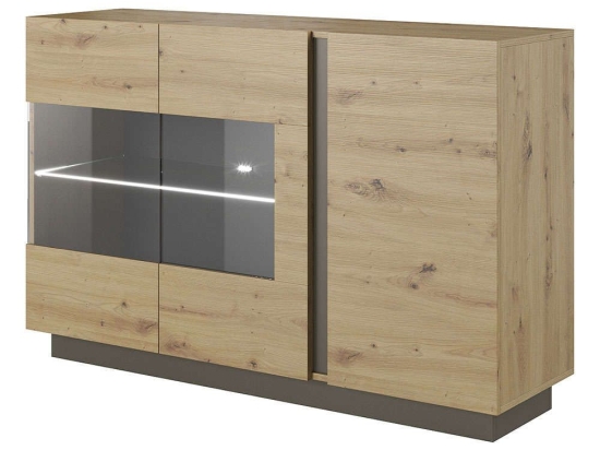 Μπουφές 36146-ARC-21V Αrtisan+Γραφίτης 138.2x90.5x40cm Μελαμίνη