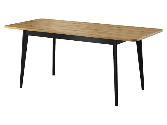 Τραπέζι επεκτεινόμενο 41110-NR-ART Artisan+Μαύρο 140-180x76x80cm Μελαμίνη