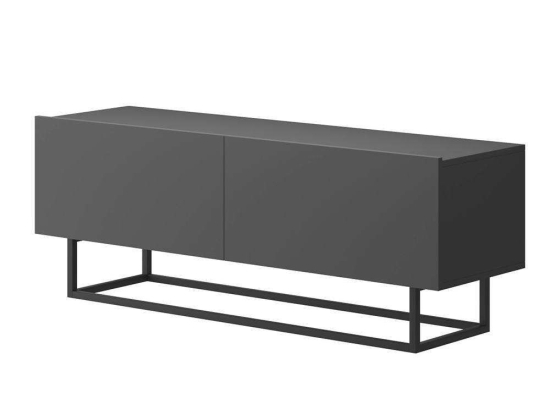 Έπιπλο Τηλεόρασης 02110-ENJ-g 120x47x37cm Anthracite Μοριοσανίδα