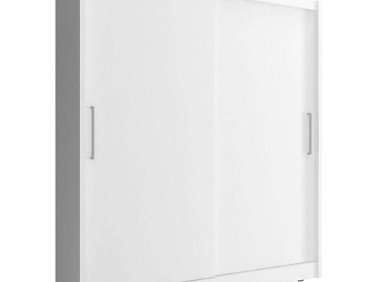Ντουλάπα Δίφυλλη Συρόμενη 24114-WKw-200 200x214x62cm White Δίφυλλη Particle Board