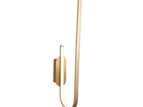 Φωτιστικό Τοίχου - Απλίκα Led 1935 18W 3000K 80Lm Gold Αλουμίνιο