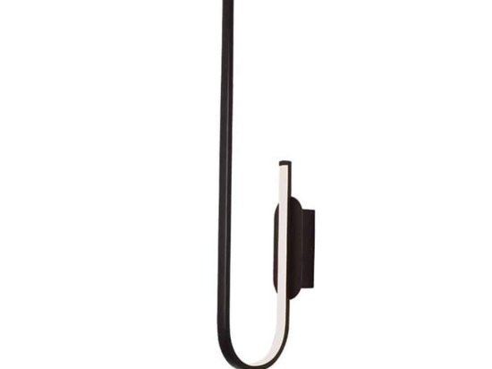 Φωτιστικό Τοίχου - Απλίκα Led 1936 18W 3000K 80Lm Black Αλουμίνιο
