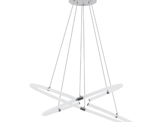 Φωτιστικό Οροφής Led 1953 90W 3000K 65Lm Opal Μέταλλο