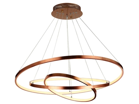 Φωτιστικό Οροφής Led 180031-D 135W 3000K 80Lm Copper Αλουμίνιο