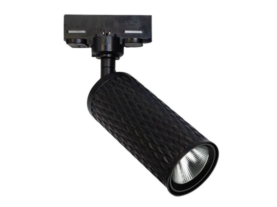 Σποτ Ράγας Τριφασικό Led S062-15 9W 3000K 80Lm Black Αλουμίνιο