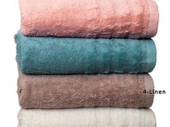 Πετσέτες Spa Σετ 3τμχ 4 Linen Anna Riska Σετ Πετσέτες 70x140cm 100% Βαμβάκι