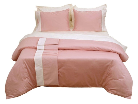 Κουβερλί Διπλής Όψεως Luxury Bicolour 4 Blush Pink/Ivory Anna Riska Υπέρδιπλo 220x240cm 100% Βαμβακοσατέν