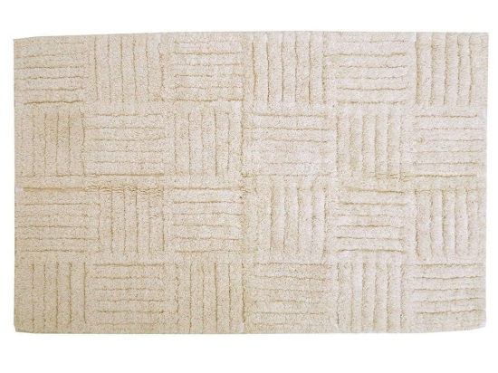 Πατάκι Μπάνιου Des. Domino Blue Anna Riska 50 X 80 50x80cm 100% Βαμβάκι