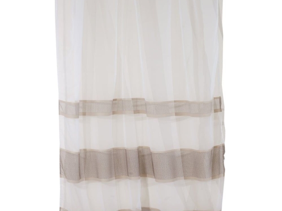 Κουρτίνα Cuba Με Τρέσα 7 Beige Anna Riska 280x270 Οργαντίνα