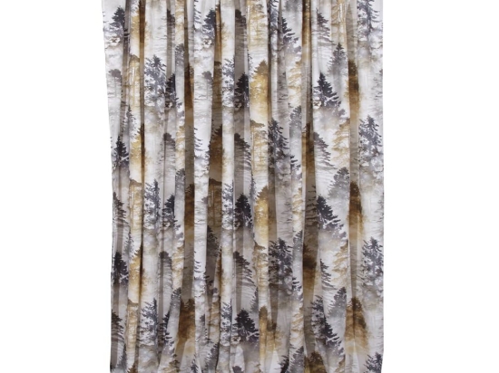 Κουρτίνα Forest Με Τρέσα Beige Anna Riska 140X270cm 100% Βαμβάκι