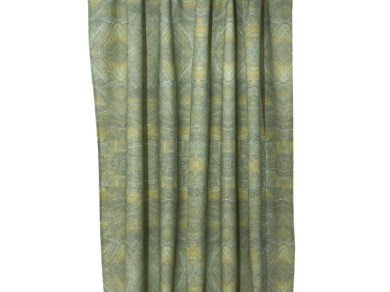 Κουρτίνα Mel Με Τρέσα Green Anna Riska 140X270cm 100% Βαμβάκι