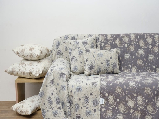 Ριχτάρι 1441 Linen Anna Riska Τετραθέσιο 180x320cm Chenille