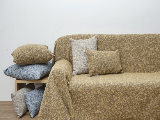 Ριχτάρι 1443 Gold Anna Riska Πολυθρόνα 180x150cm Chenille