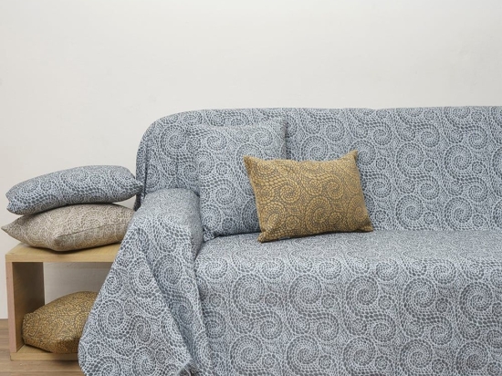 Ριχτάρι 1443 Grey Anna Riska Πολυθρόνα 180x150cm Chenille
