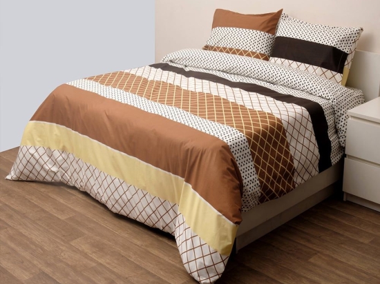 Παπλωματοθήκη Όστιν (Σετ 2τμχ) Beige Viopros Μονό 160x240cm 100% Βαμβάκι