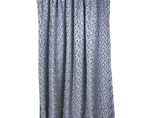 Κουρτίνα Mε Τρέσα 6146 Grey Viopros 140X270cm Πολυέστερ