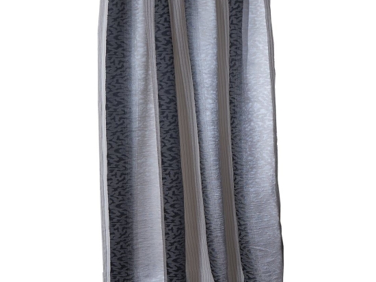 Κουρτίνα Mε Τρέσα 6375 Grey Viopros 280x270 Πολυέστερ