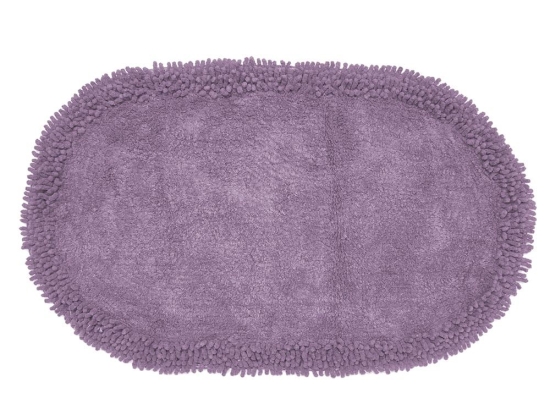 Ταπέτο Μπάνιου Ρέμι Lila Viopros 45x75cm 100% Βαμβάκι