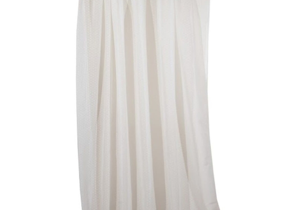Κουρτίνα Με Τρέσα Κονφετί White Viopros 280x270cm 280x270cm Πολυέστερ