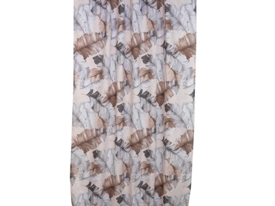 Κουρτίνα Με Τρέσα Αλίνα Grey Viopros 140X270cm Πολυέστερ