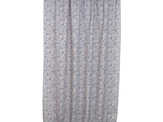Κουρτίνα Με Τρέσα Νέον Blue Viopros 140X270cm Πολυέστερ