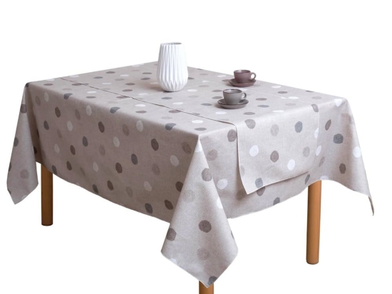 Τραβέρσα Κίρκη Linen Viopros 40Χ160 Βαμβάκι-Πολυέστερ