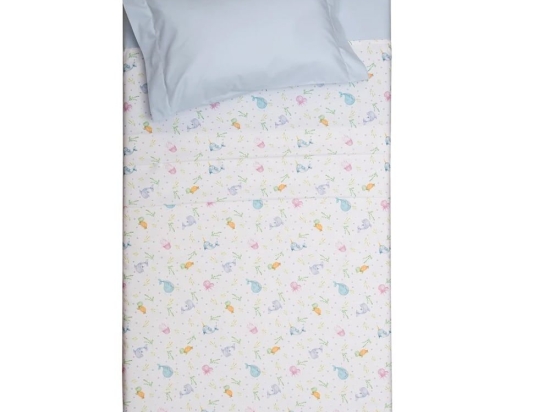 Κουβέρτα Παιδική Μάρκο White Viopros Μονό 150x245cm 100% Βαμβάκι