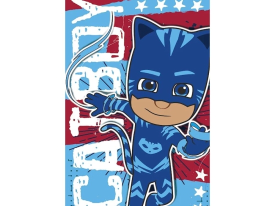 Πετσέτα Παιδική Βελουτέ PJ Masks 28 Multi Viopros Σώματος 70x140cm 100% Βαμβάκι